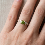 Seraphine | Vintage Zirconia Olive Ring