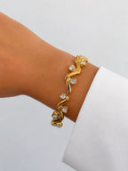 Creta White Rigid Bracelet