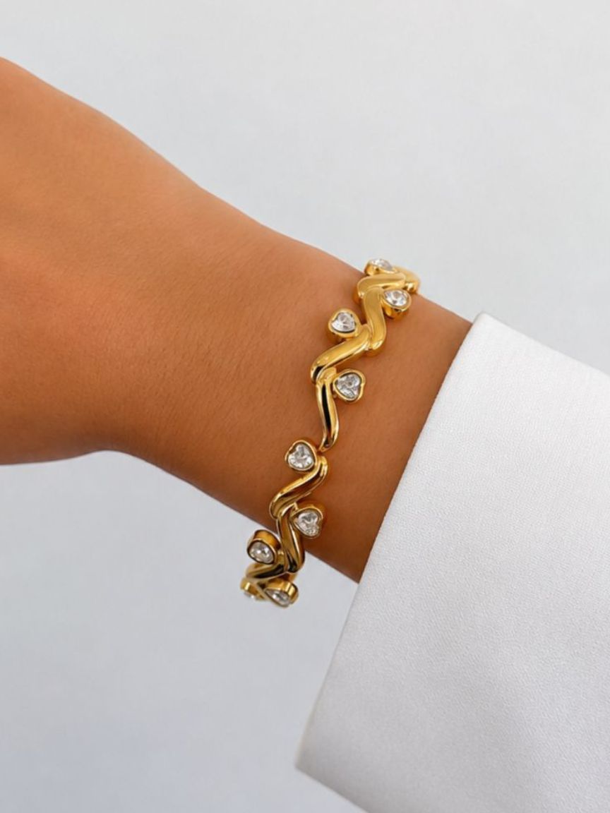 Creta White Rigid Bracelet