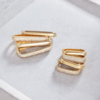 Bérénice | Gold Circle Hoop Earrings