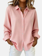 Bellara | Elegant Button Collar Blouse