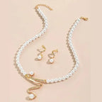 Prisca | Natural Pearl Necklace Set