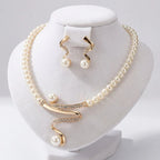 Prisca | Natural Pearl Necklace Set