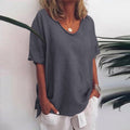 Lucia | Graceful V-Neck Flow Blouse
