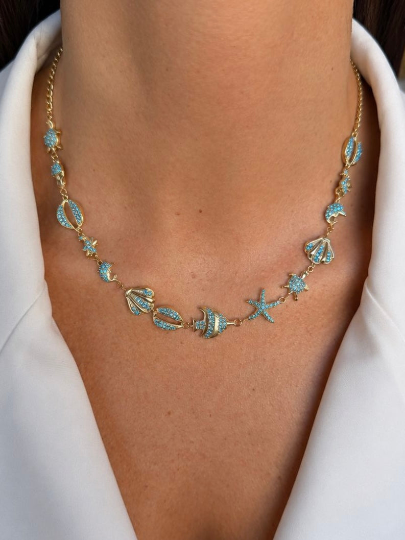 Sardinia Ocean Necklace