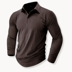 Callan | Casual Long Sleeve Collared Polo