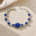 Bridget | Floral Chain Adjustable Bracelet