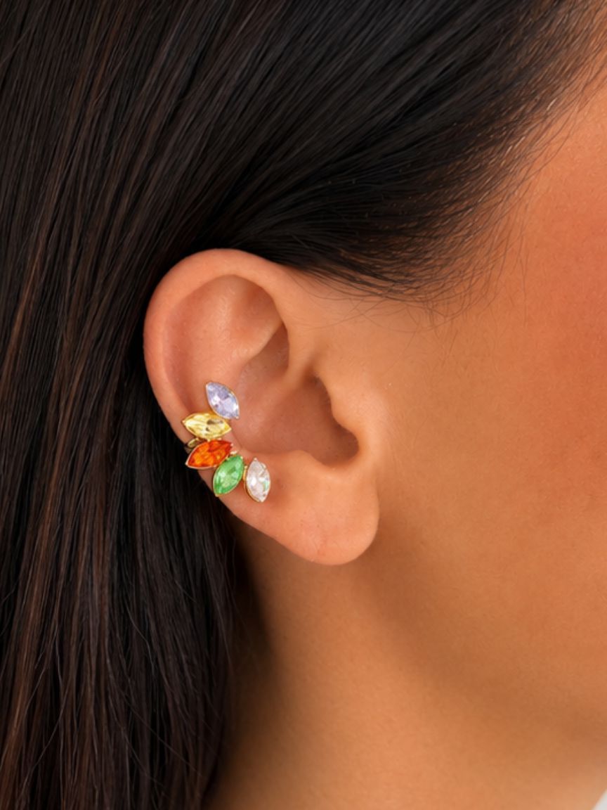 Malika Mini Multicolor Earcuff
