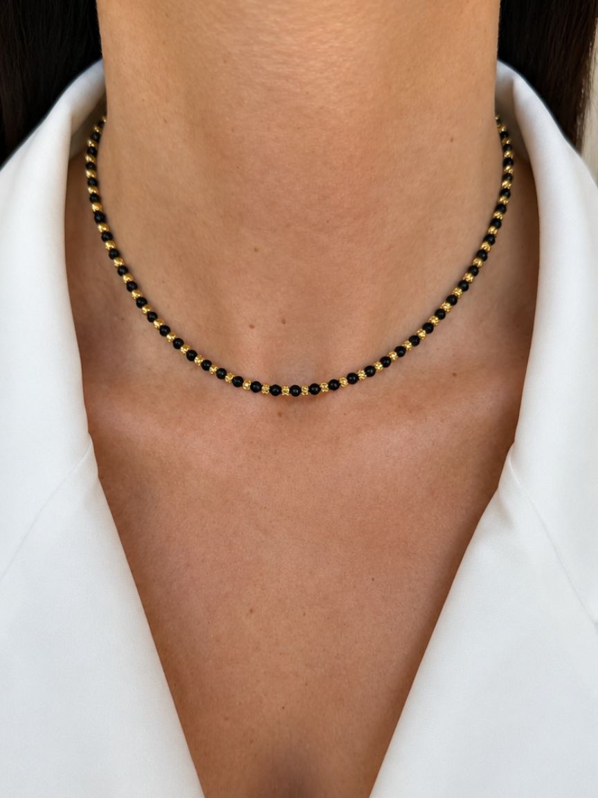 Miko Black Necklace