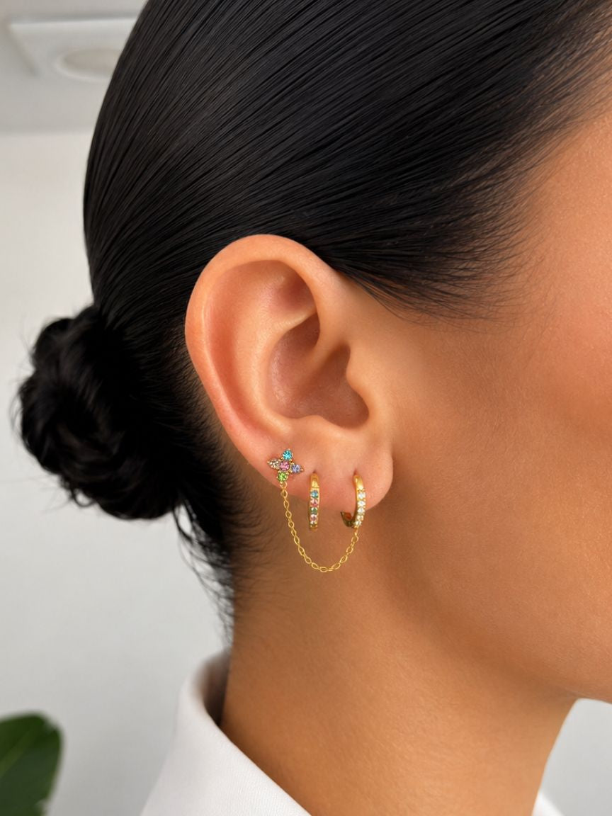 Sakura Multicolor Earring Set