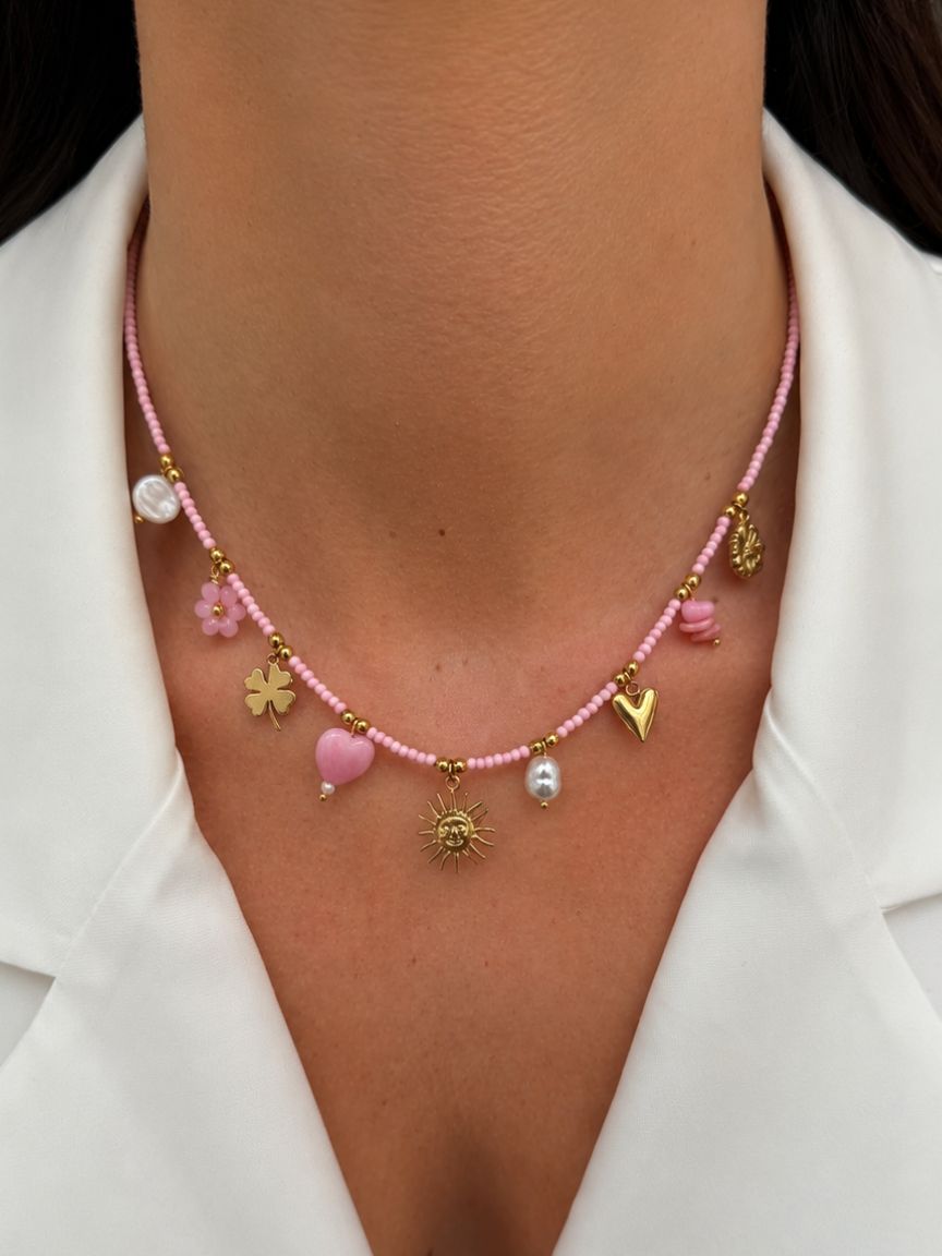 Positano Pink Necklace