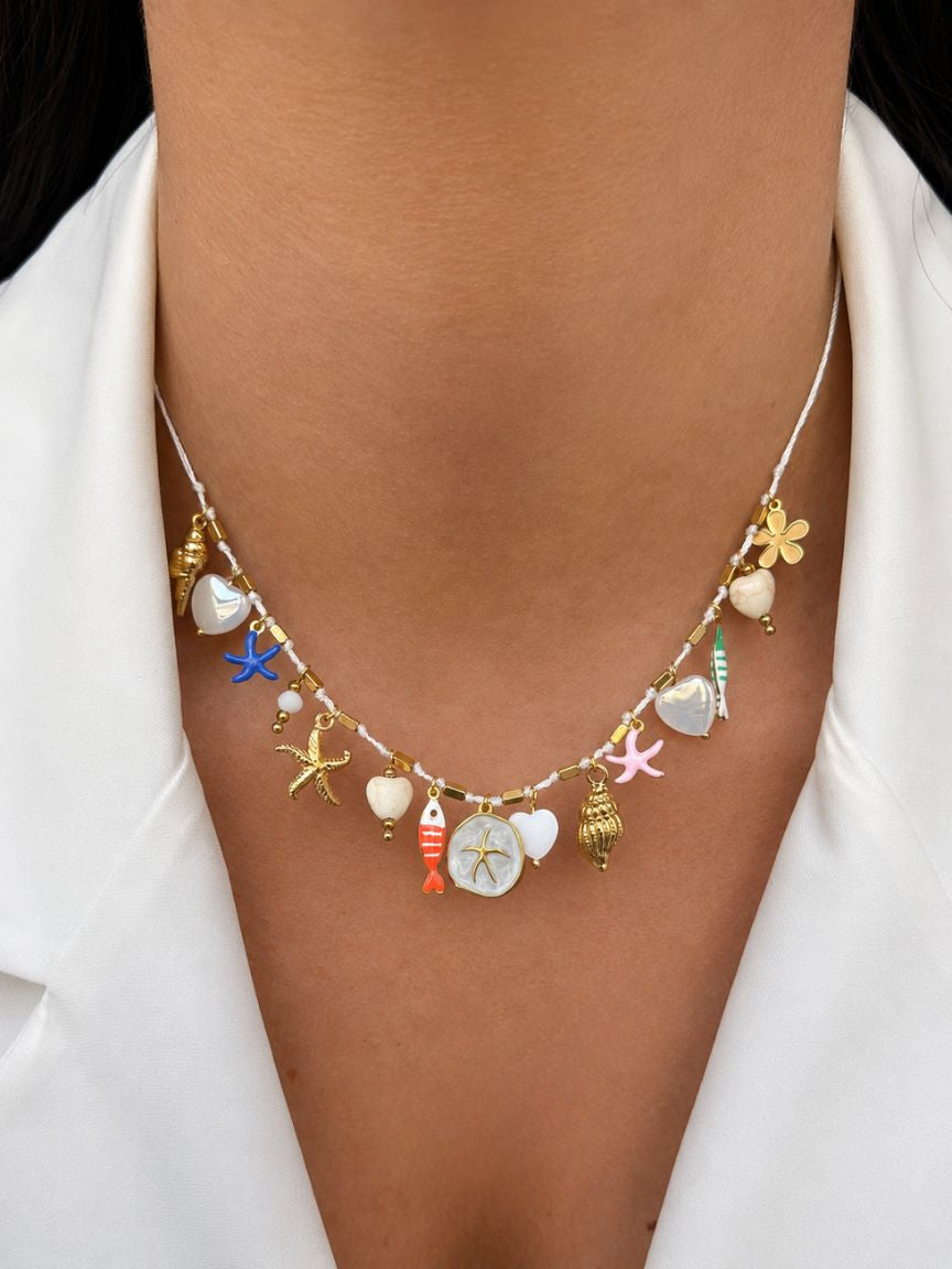 Venice White Necklace