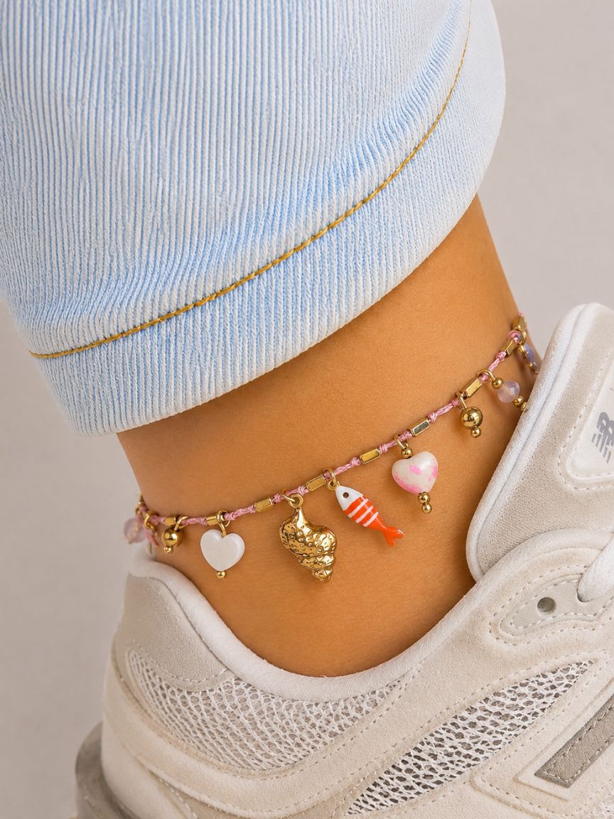 Venice Pink Anklet