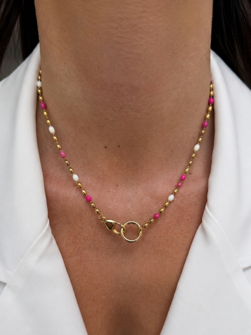 Lipari Pink Necklace