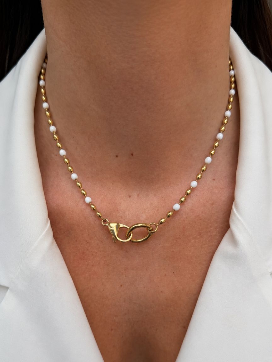Lipari White Necklace