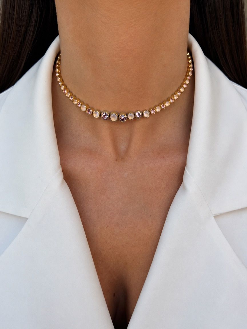 Sachi Pink Necklace