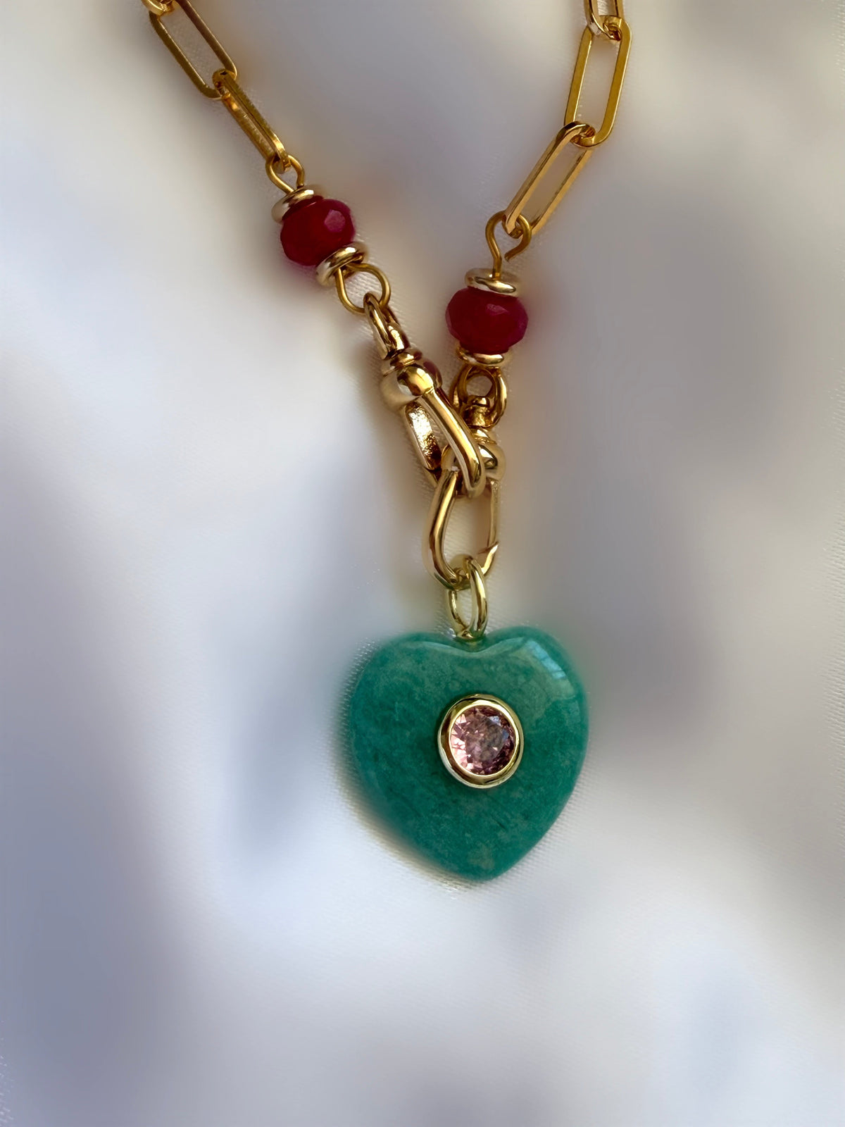 Amazzonia | Heart Stone Necklace