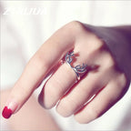 Antler Ring in Sterling Silver