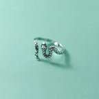 Snake Ring in Sterling Silver