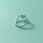 Snake Ring in Sterling Silver