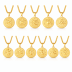 MAGDALENE GOLDEN SIGN NECKLACE