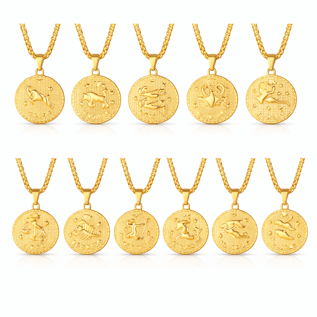 MAGDALENE GOLDEN SIGN NECKLACE