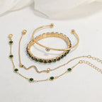 Tuesday | Green Gemstone Bracelet Set