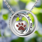 Urn Paws Necklace in Stainless Steel