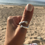 925 Silver Ring Embrace