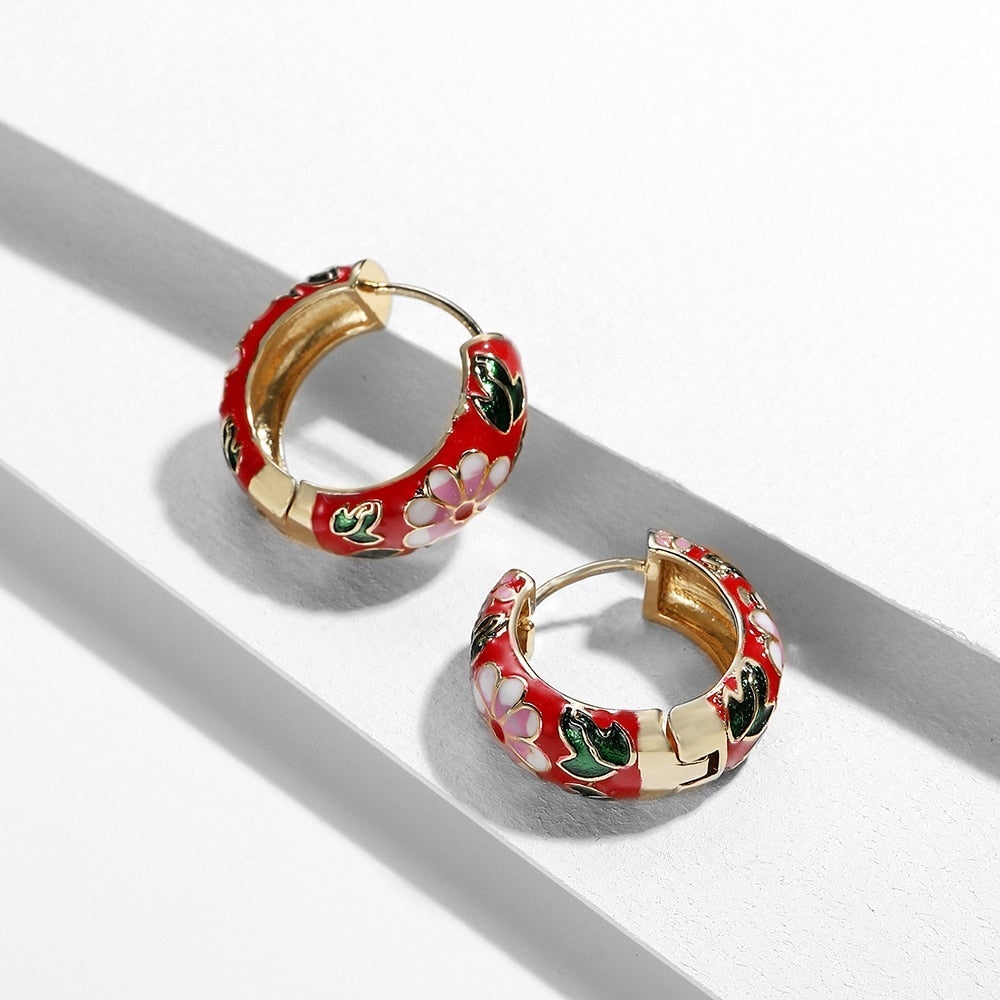 Luxurious Flower Earrings