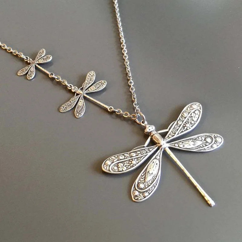 Vintage Dragonfly Necklace