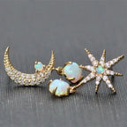 Stella | Moon & Star Opal Earrings