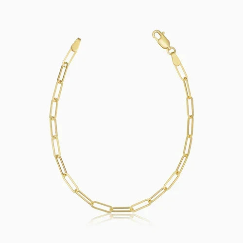 Venice Link Bracelet | White Gold