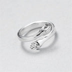 Etta | Adjustable Silver Ring