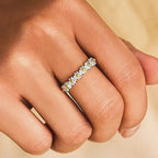 Katriona | Adjustable Enamel Daisy Ring