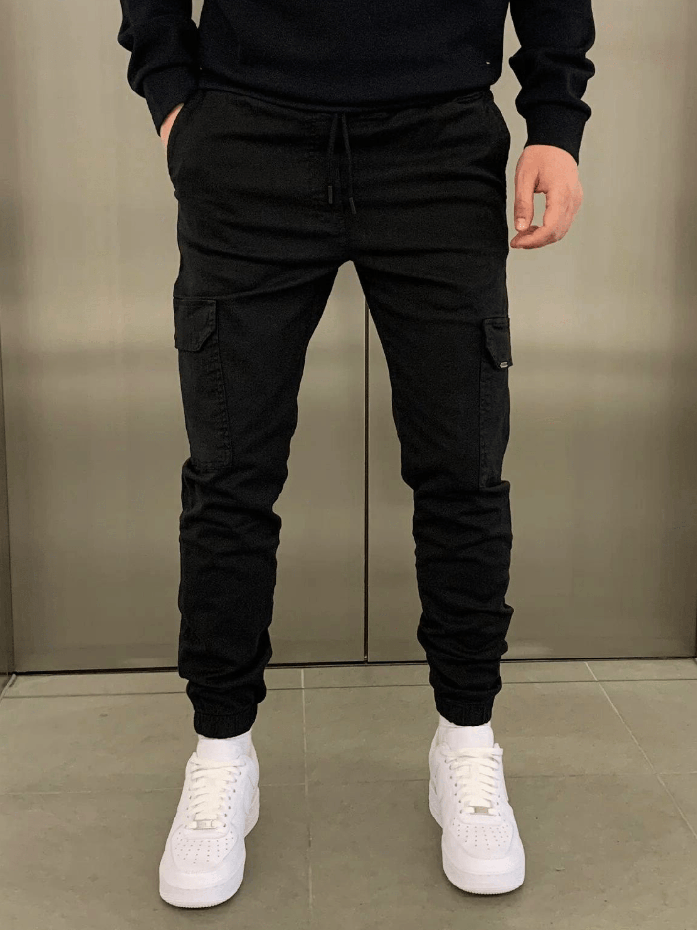 Malcolm | Sleek Tie-Waist Cargo Pants