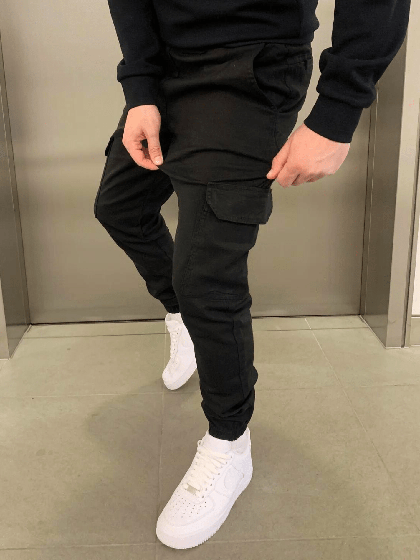 Malcolm | Sleek Tie-Waist Cargo Pants