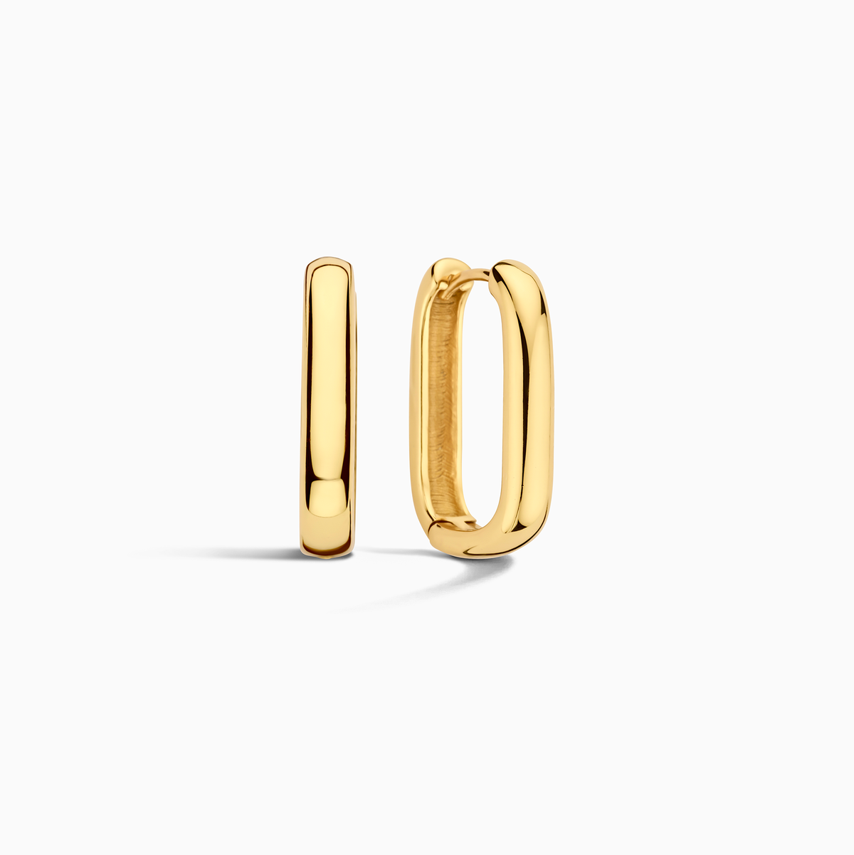 Bérénice | Gold Circle Hoop Earrings