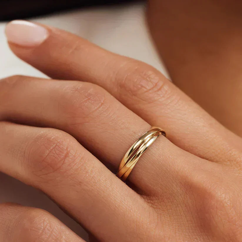Mireille | Gold Statement Ring
