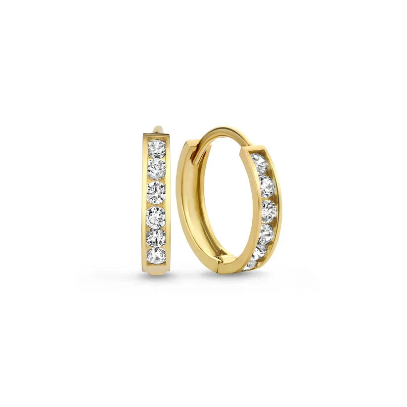Perpetua | Gold Stone Earrings Set