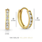 Perpetua | Gold Stone Earrings Set