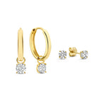 Rosalie | Gold Moonstone Teardrop Earrings