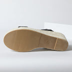 louisa | wedge sandals with artisanal weaving