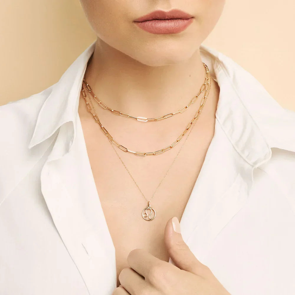 Sidonie | Gold Zodiac Necklace