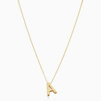 Vivien | Gold Initial Letter Necklace