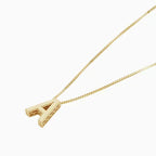 Vivien | Gold Initial Letter Necklace