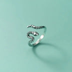 Snake Ring in Sterling Silver