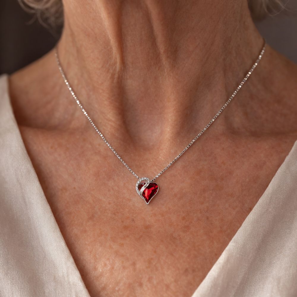Esme | Ruby Infinity Necklace
