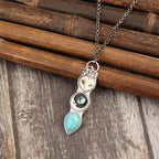 Owl Wisdom | Turquoise Necklace