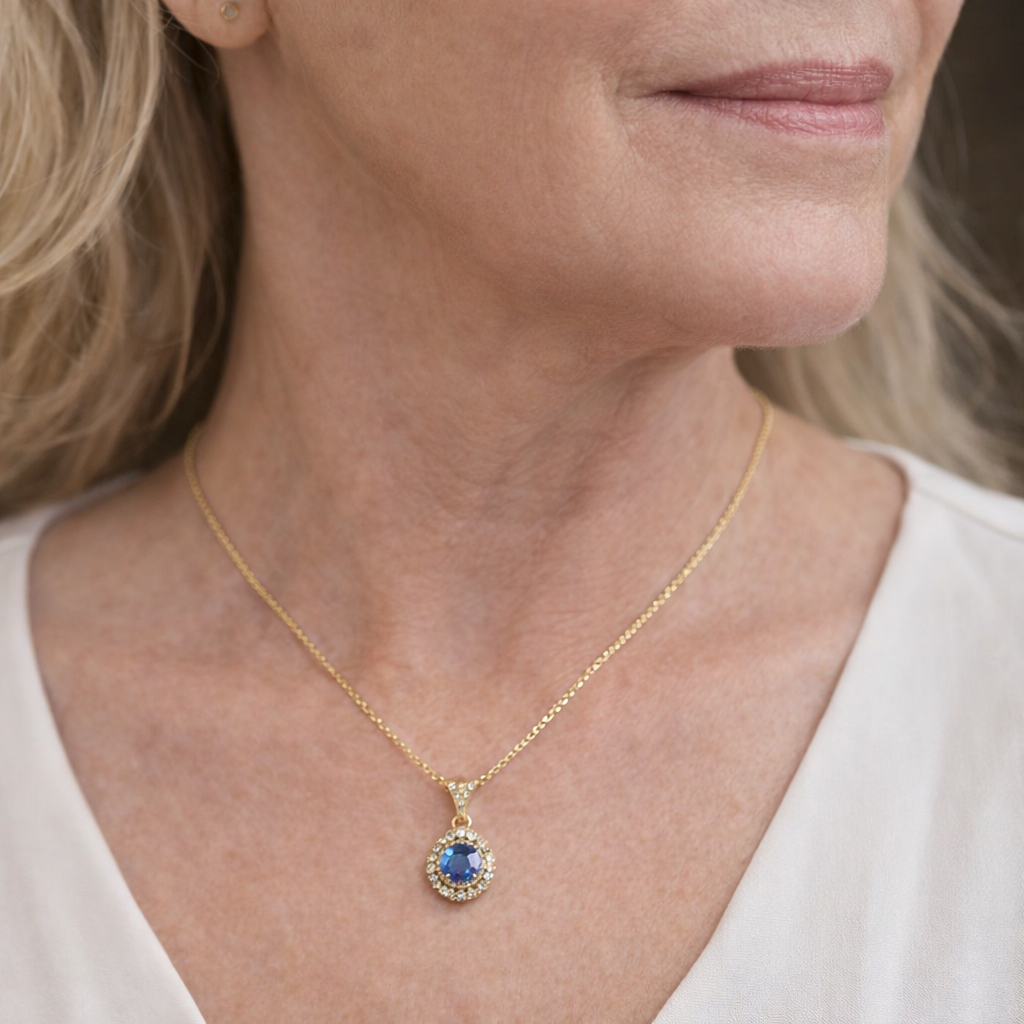 Jesmira | Sapphire Pendant Necklace